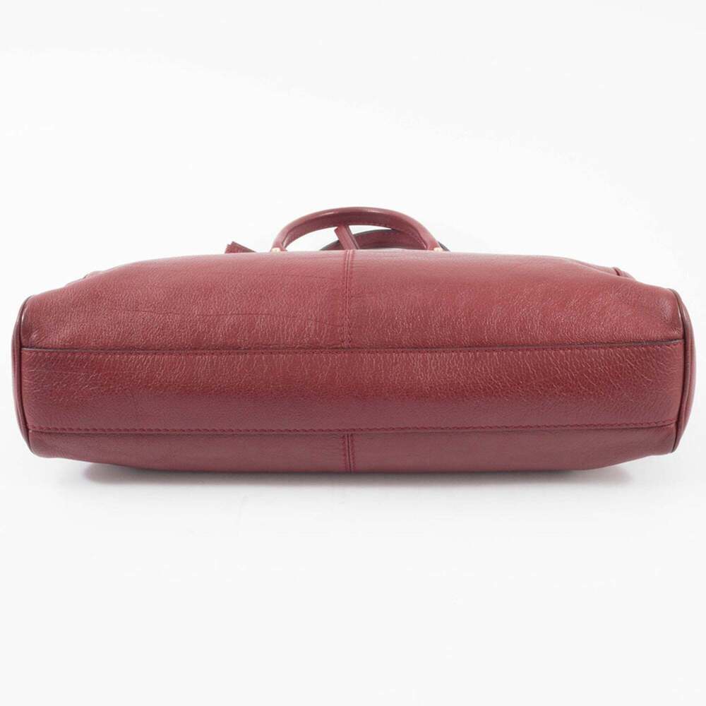 GUCCI Red Leather Shoulder Bag - Picture 7 of 16